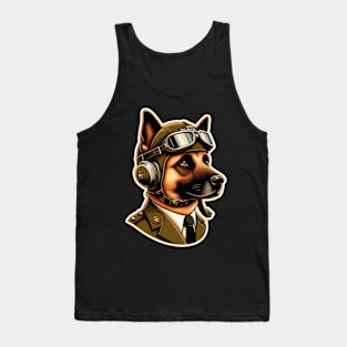 Belgian Malinois Pilot Tank Top